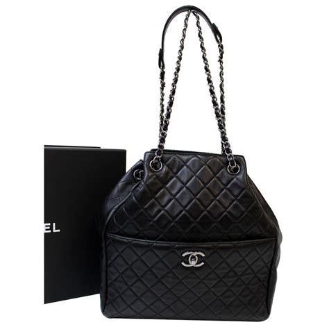 chanel quilted bucket bag